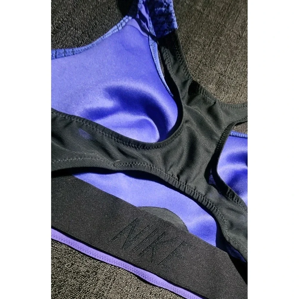 Nike Women's Dri-Fit Fierce Zonal‎ Support Sport Bra Top Size Small Gym Active
